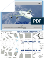 B747-400 Aerolineas Argentinas