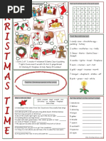 Christmas Time Vocabulary Exercises