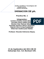 Determinacion de PH