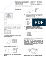 Prueba Segundo Periodo Geometria Octavo