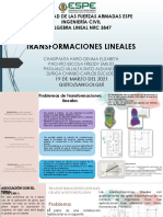 Exposición - Resumen - Transformaciones Lineales