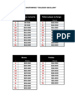 COLEGIO QUILLON - Lista de Precios