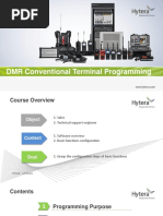 DMR Conventional Terminal Programming