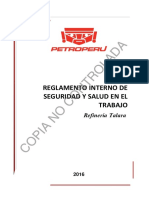 Reglamento - Interno - de - Seguridad - y - Salud - en - El - Trabajo - Risst - 2016 (1) GRTL