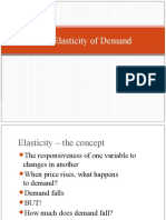 Elasticity of Demand