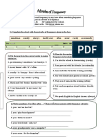 Present Simple - Adverbs of Frequency