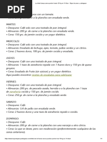 Dieta Militar