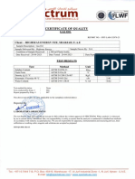 Certificate of Quality: Gas Oil