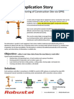 Robustel - M1000 Pro - AS - Remote Monitoring of Construction Site Via GPRS