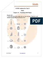 Ncert Solutions Class 8 Maths Chapter 10 Visualising Solid Shapes