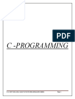 Embedded C Program