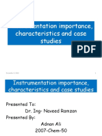 Instrumentation Importance, Characteristics and Case Studies