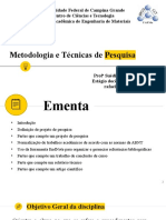 Metodologia e Técnicas de Pesquisa - Rafaella