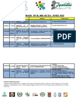 Programación de Actividades Mes de Junio