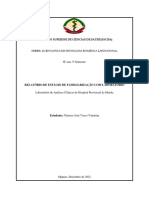 Relatório de Estágio de Familiarização. Niuruco J. V. Valentim