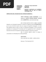 Adjunto Constancia de Depósito Judicial Por Lo Que Se Indica - Alimentos