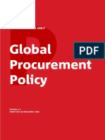 Global Procurement Policy Version 1.1. Clean