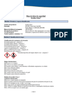 Hoja de Datos de Seguridad Syntho-Glass