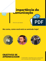 Slide - Aula 01 - Importância Da Comunicação Elementos