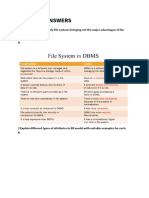 Dbms Imp Answers