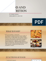 Food and Nutrition PPT TANMAY