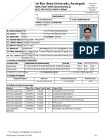 Examination Form Session 2022-23 M.SC. (PHYSICS) - YEAR-1-SEM-1 220060524 22P0106101 N/a