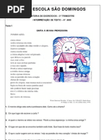 Coetania de Texto 6) e 7º Ano Contos