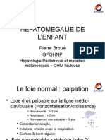 BroueP Hepatomegalie - Enfant