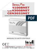 Centrali Di Allarme Multifunzione Per Sistemi Di Sicurezza MANUALE DI UNITÀ CENTRALE MADE in ITALY