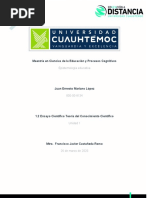 1.2 Ensayo CientÃ - Fico TeorÃ - A Del Conocimiento CientÃ - Fico - Contreras - Elkin