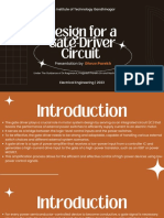 Design For A Gate-Driver Circuit