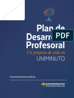 Plan de Desarrollo Profesoral Uniminuto