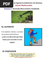 Semana 6. Derivada Direccional y Gradiente