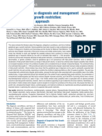 2022 The Diagnosis and Management of Suspected Fetal Growth Restriction and Evidence Based Approach