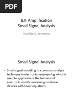 BJT Small Signal Analysis Lecture 2