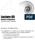 (CSE-225) Lecture-5 (Analysis of Algorithms)