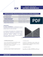 Ficha Tecnica Sistema Monoblock