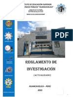 Reglamento de Investigación Actualizado IESTPH 2023