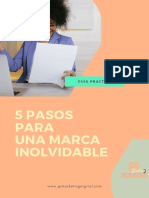 5 Pasos para Una Marca Inolvidable