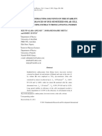 Effect of Extracting Solvents On The Stability and Performances of Dye-Sensitized Solar Cell Prepared Using Extract From Lawsonia Inermis