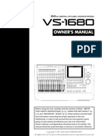 Roland vs-1680 Manual