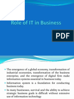 Role of IT in Business