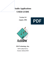 ESS AudioDrive ES688 UserGuide