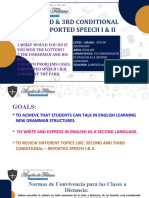 Sesión 7: 2Nd & 3Rd Conditional Review - Reported Speech I & Ii