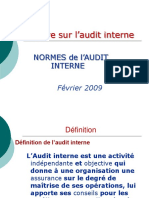 Concepts Et Normes D'audit Interne