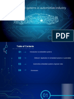 Embedded Systems in Automotive Industry