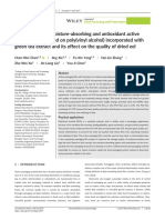 Development of Moisture&#8208 Absorbing and Antioxidant Active Packaging Film Based On Poly (Vinyl Alcohol) Incorporated With Green Tea Extract and Its Effect On The Quality of Dried Eel