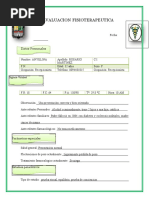 Formato de Historia y Valoración Funcional en MFR.