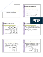 Elementary Vector Analysis