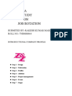 A Study ON Job Rotation: Submited By:-Rakesh Kumar Maharshi ROLL NO.-7NBMM064